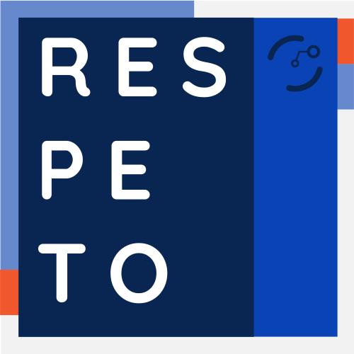 Fondo azul con título alineado a la izquierda con la inscripción: "Respeto" en mayúscula sostenida