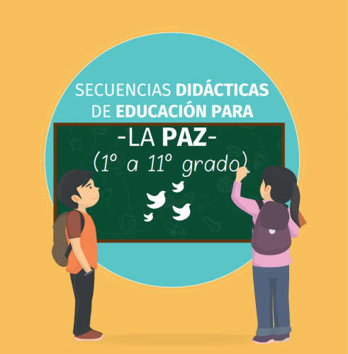 Niños escribiendo en tablero