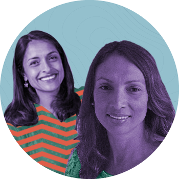 Alexandra Olaya y Blanca Huertas