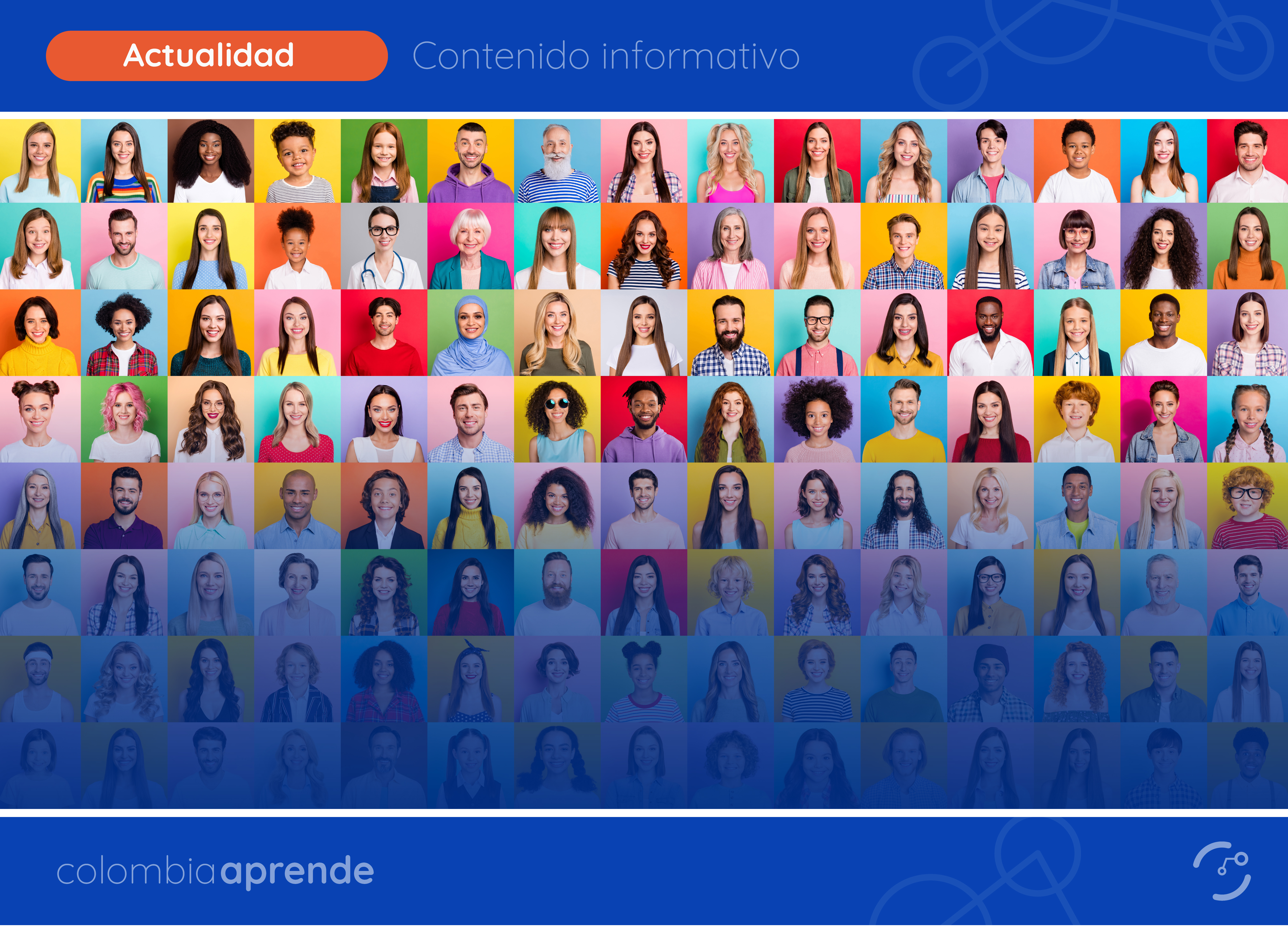 Rostros de diferentes razas 