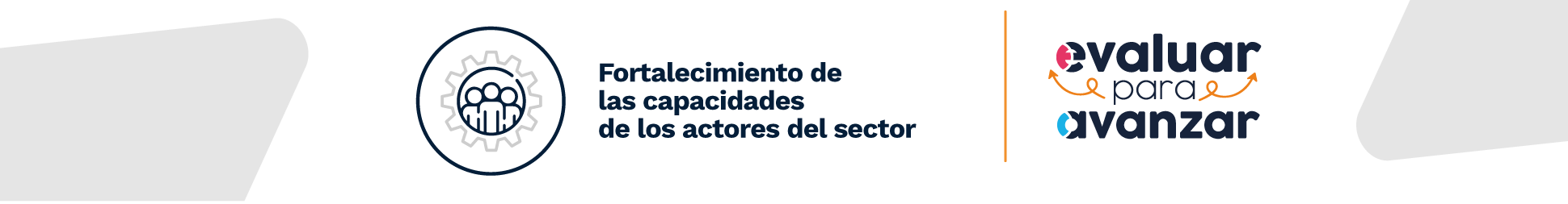 Banner plan de fortalecimiento de las capacidades de los actores del sector