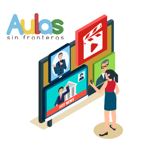 Imagen promocional de la colección de contenidos Aulas sin Fronteras