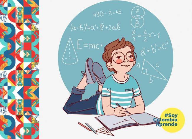 niño estudiando matematicas