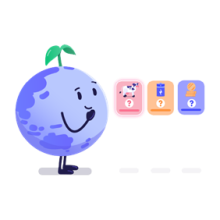 Climate economics (nivel básico y avanzado) Ilustración planeta