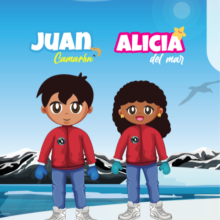 Cartilla con imagen de Juan y Alicia Cartilla con imagen de Juan y Alicia
